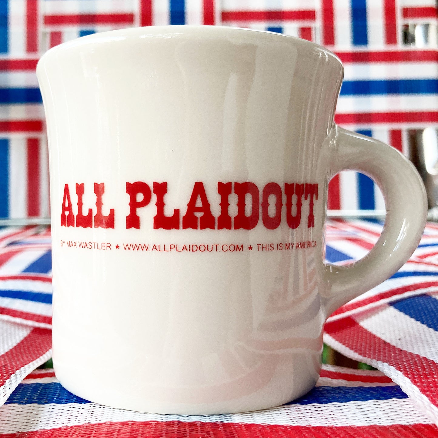 All Plaidout Diner Mug