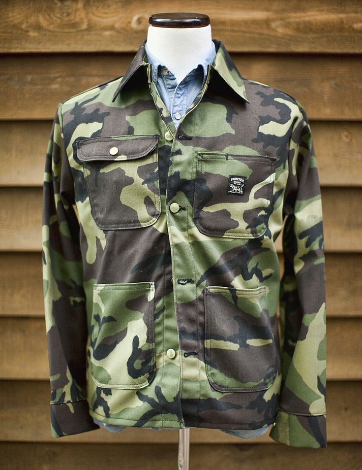 Buckshot Sonny's x Pointer Brand M81 Woodland Camouflage Chore Coat